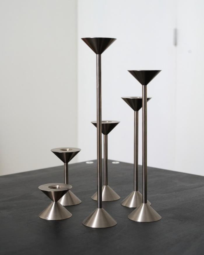 Set of 6 Candlesticks by Heinz Witthoeft