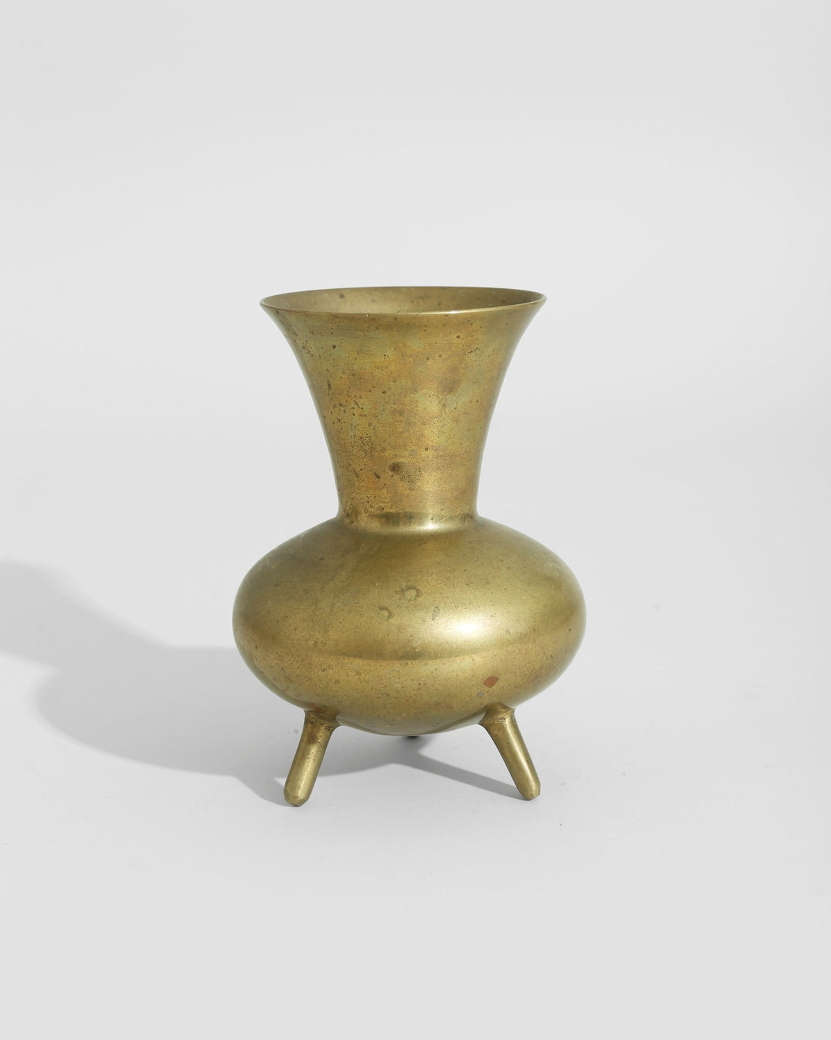 Modernist Brass Vessel by Villa | The Oblist