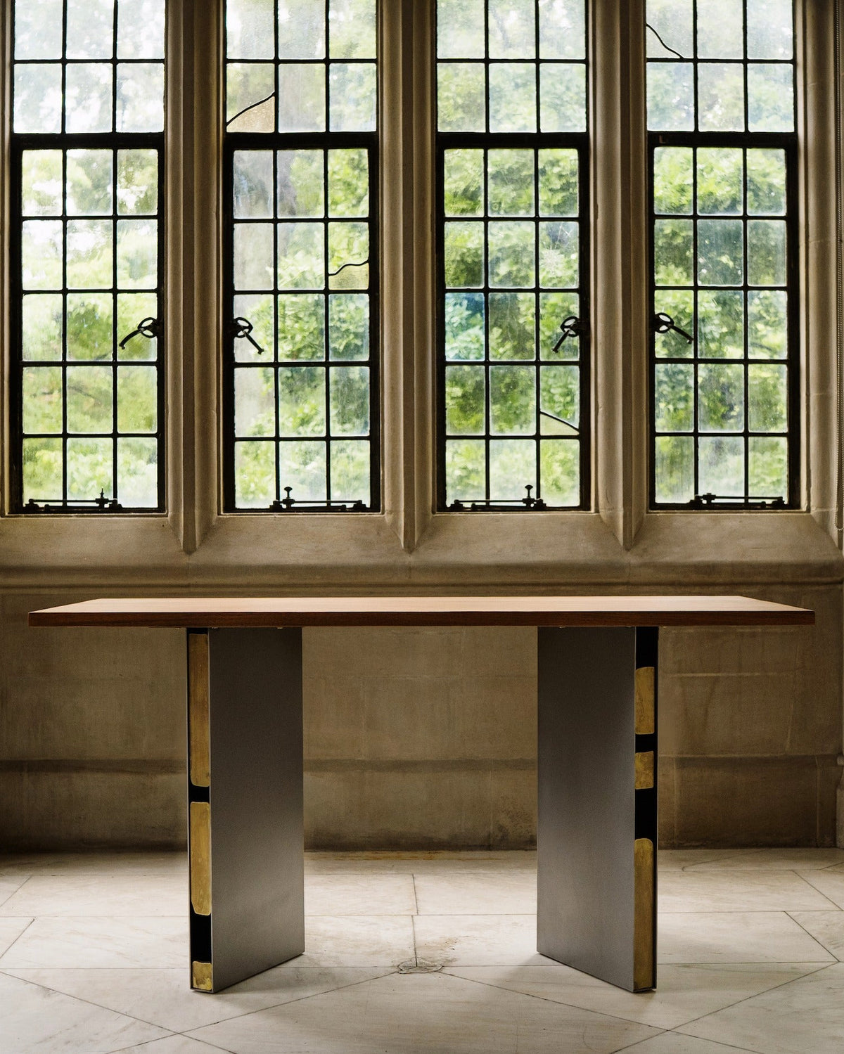 Relic Steel & Brass Table by Copeland Studio | The Oblist