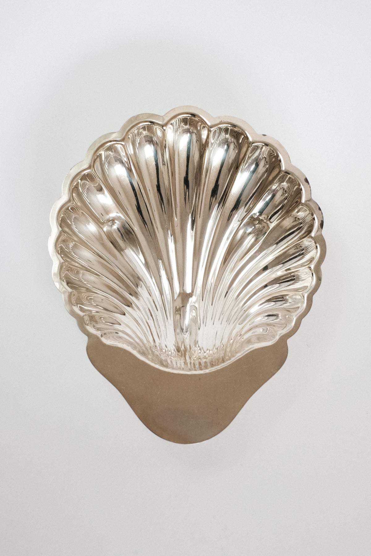 Medium Shell Shaped Vide-poches by septembre studios | The Oblist — polished metal finish