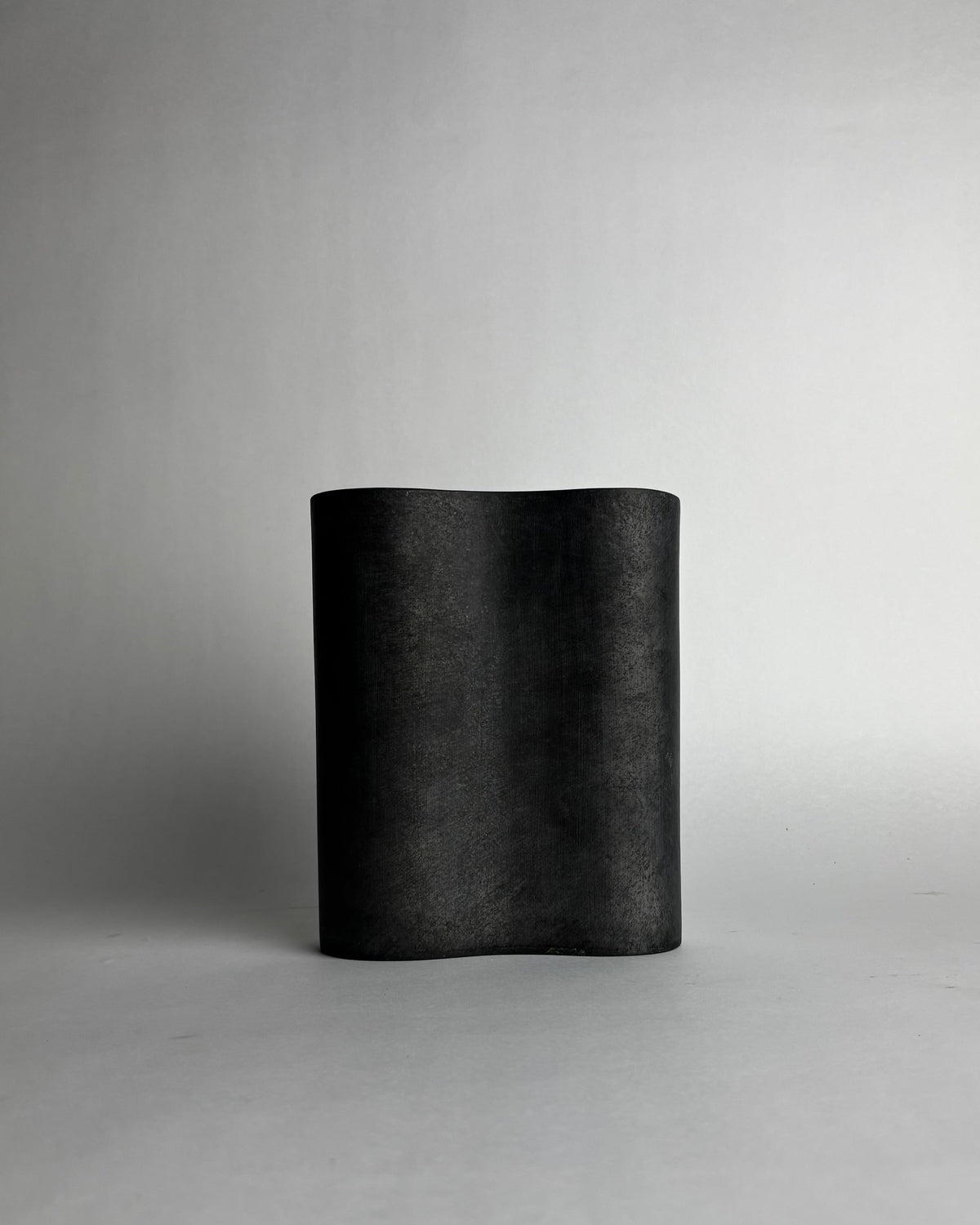 Ceramic vase by Keith Munro — side angle