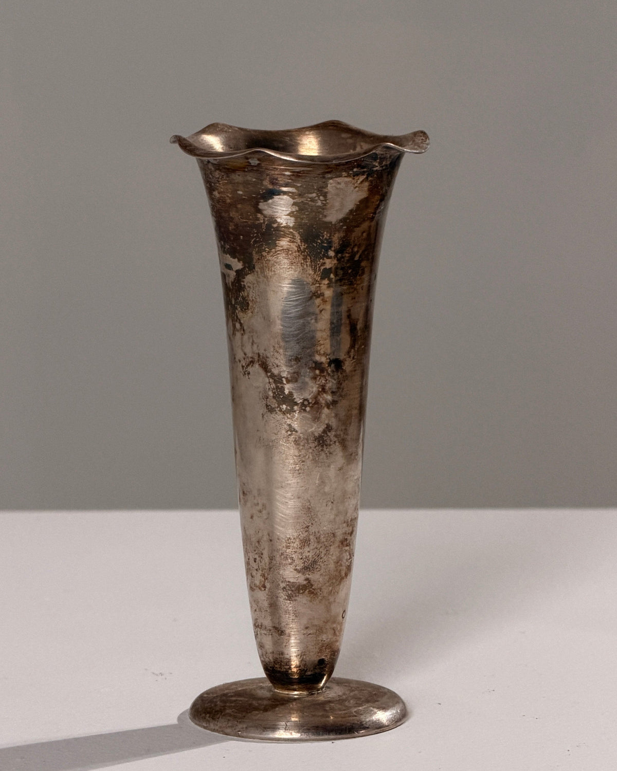Silver-plated Metal Chalice by Figuresdesign | The Oblist — vintage silver finish