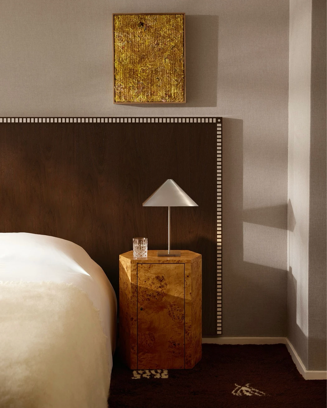 Pair of Park Night Stands in Poplar Burl by Lemon | The Oblist