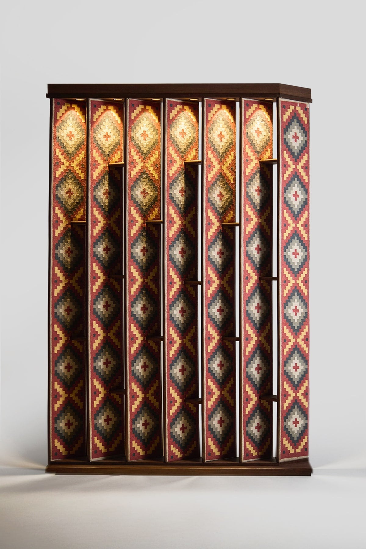 Sutradhar Room Separator - With Shelves by Object Theory | The Oblist