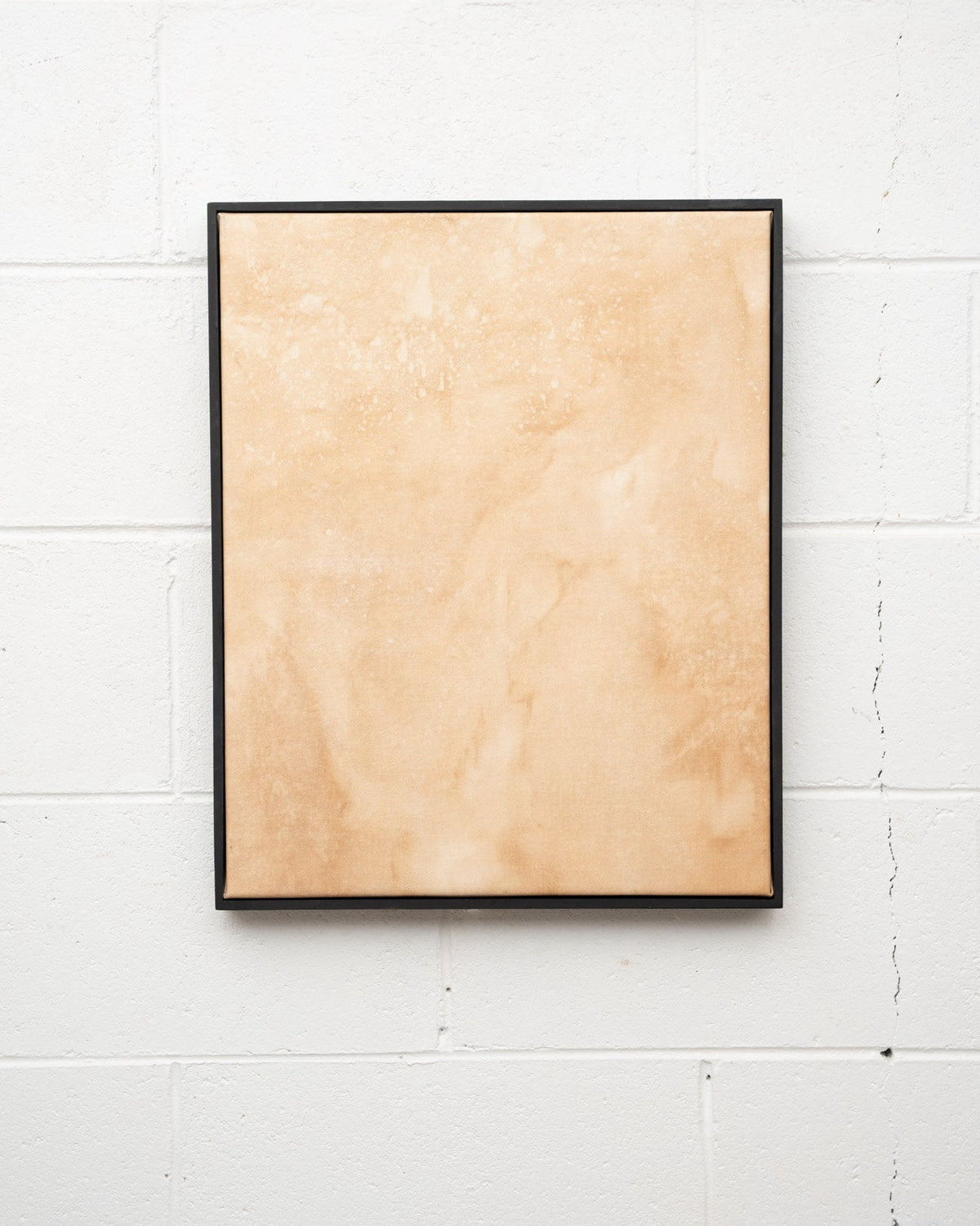 “Sound of Silence,” Original Artwork by Natasha France | The Oblist — beige canvas, modern design