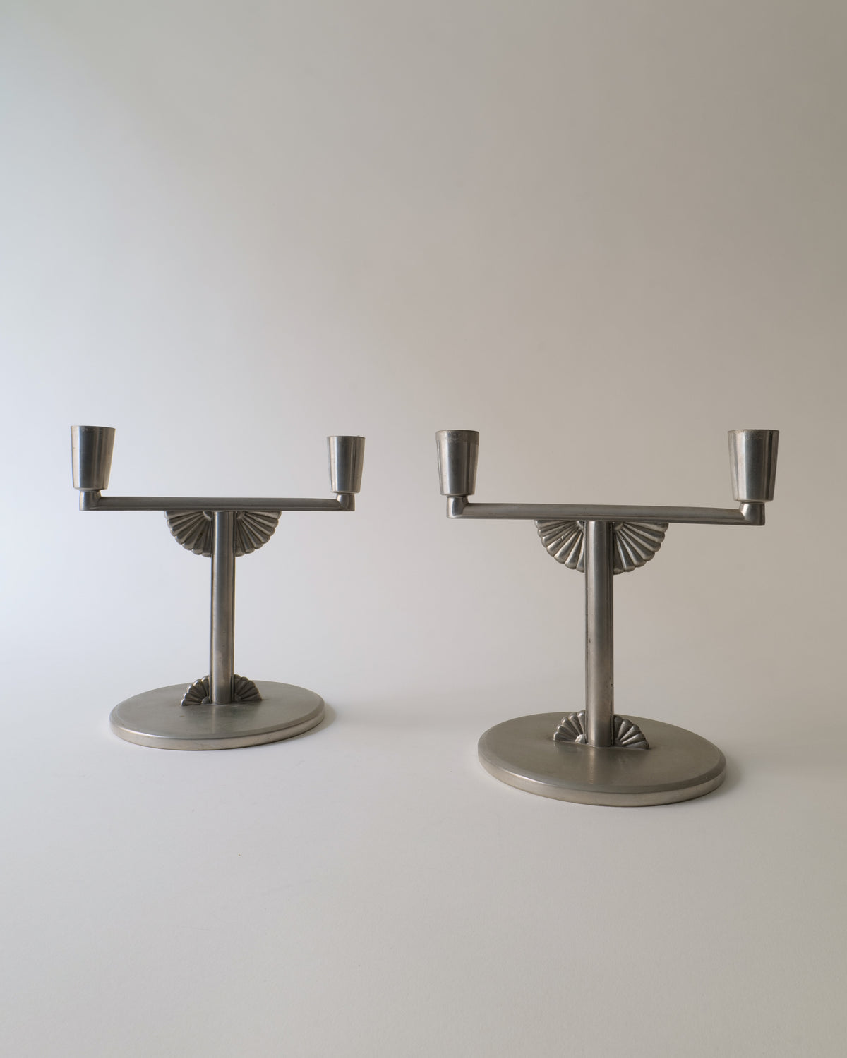 Vintage Candle Holders - Pewter Collection Sweden 1930s by Collection apart | The Oblist — handcrafted pewter design