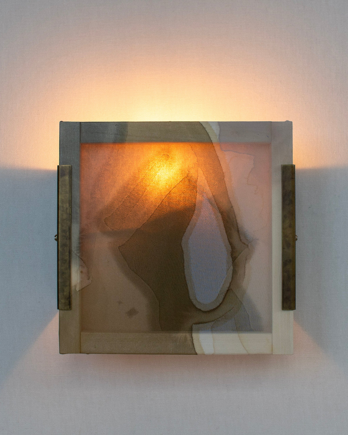Hand-Painted Silk Instinct Sconce 07/12 by Copeland Studio | The Oblist