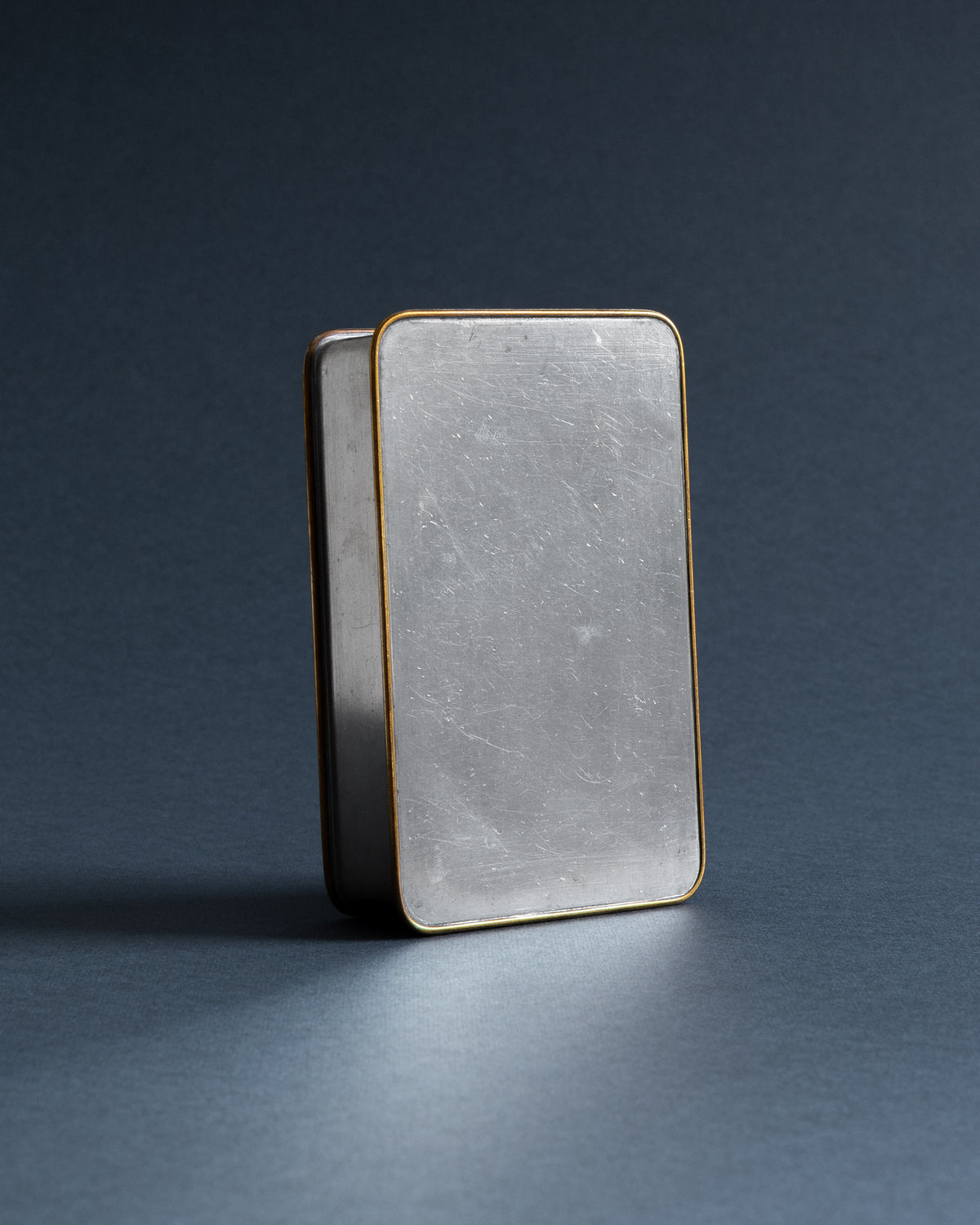 Pewter and Brass Box by Nils Fougstedt for Svenskt Tenn, 1950 by Spigel | The Oblist