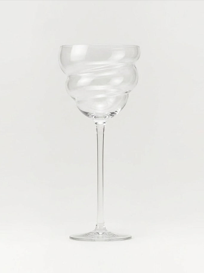 Paguro Wine Glass Transparent by Ylaria Pavone | The Oblist