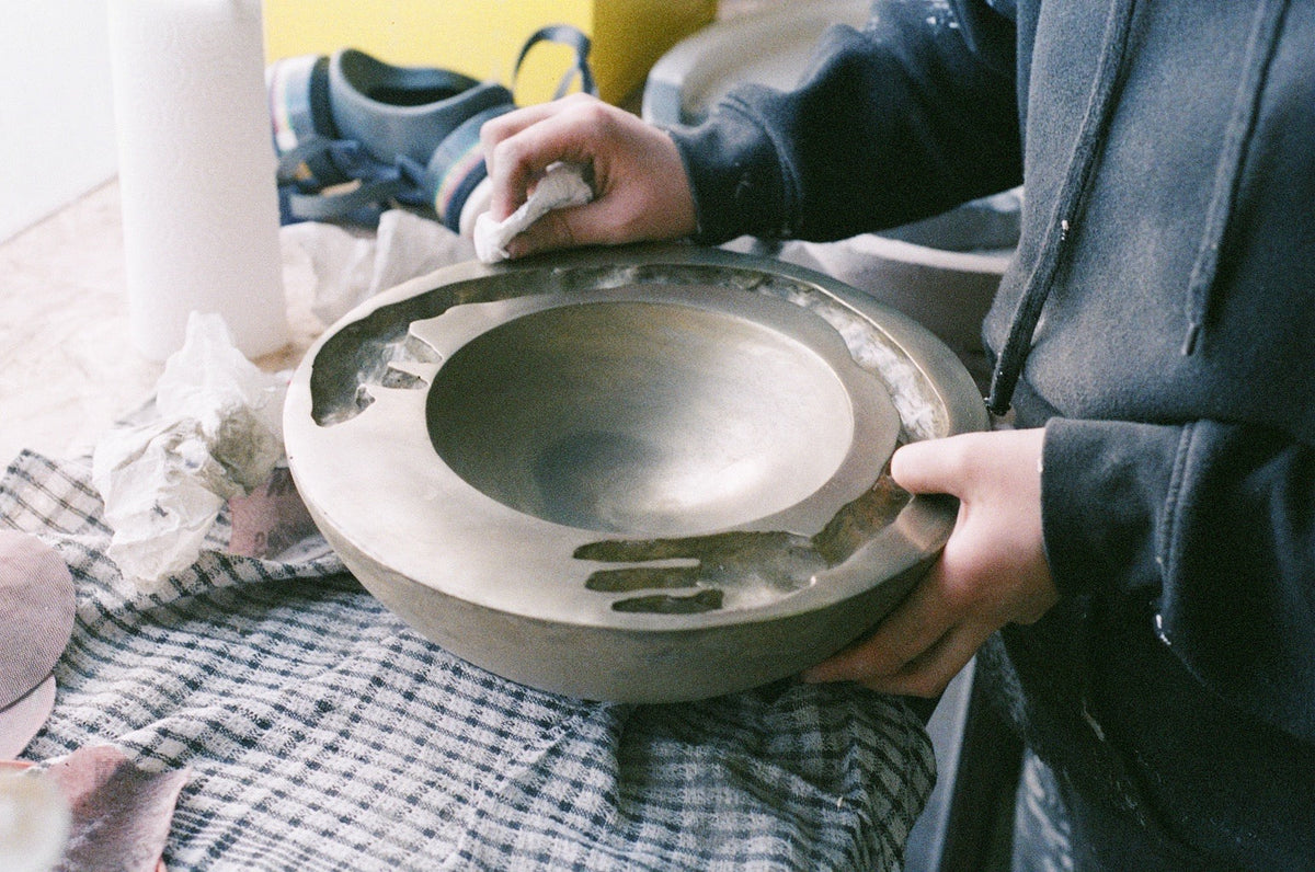 Picture of Lucy Page into her Atelier