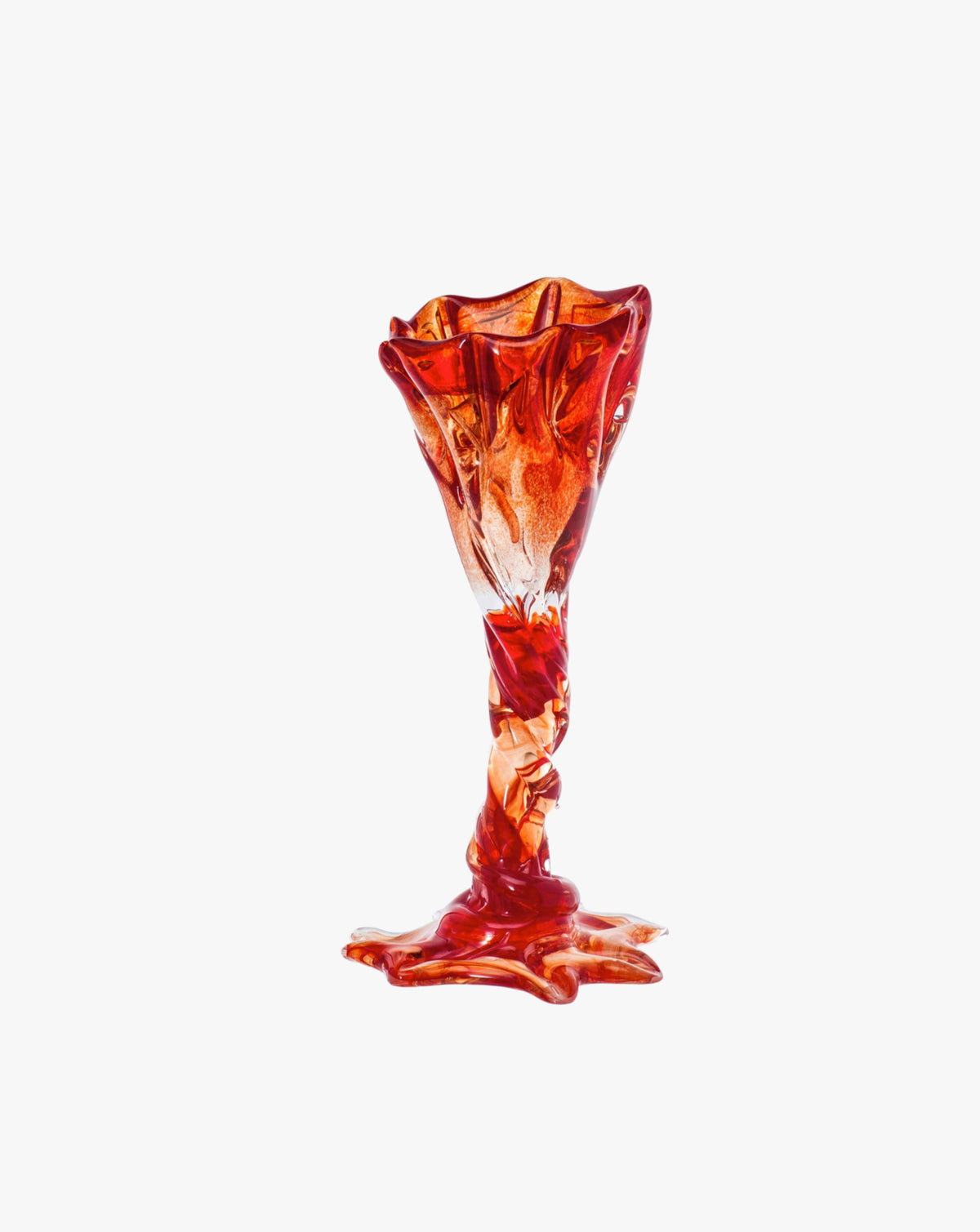 Spiky Cocktail Glass - Red