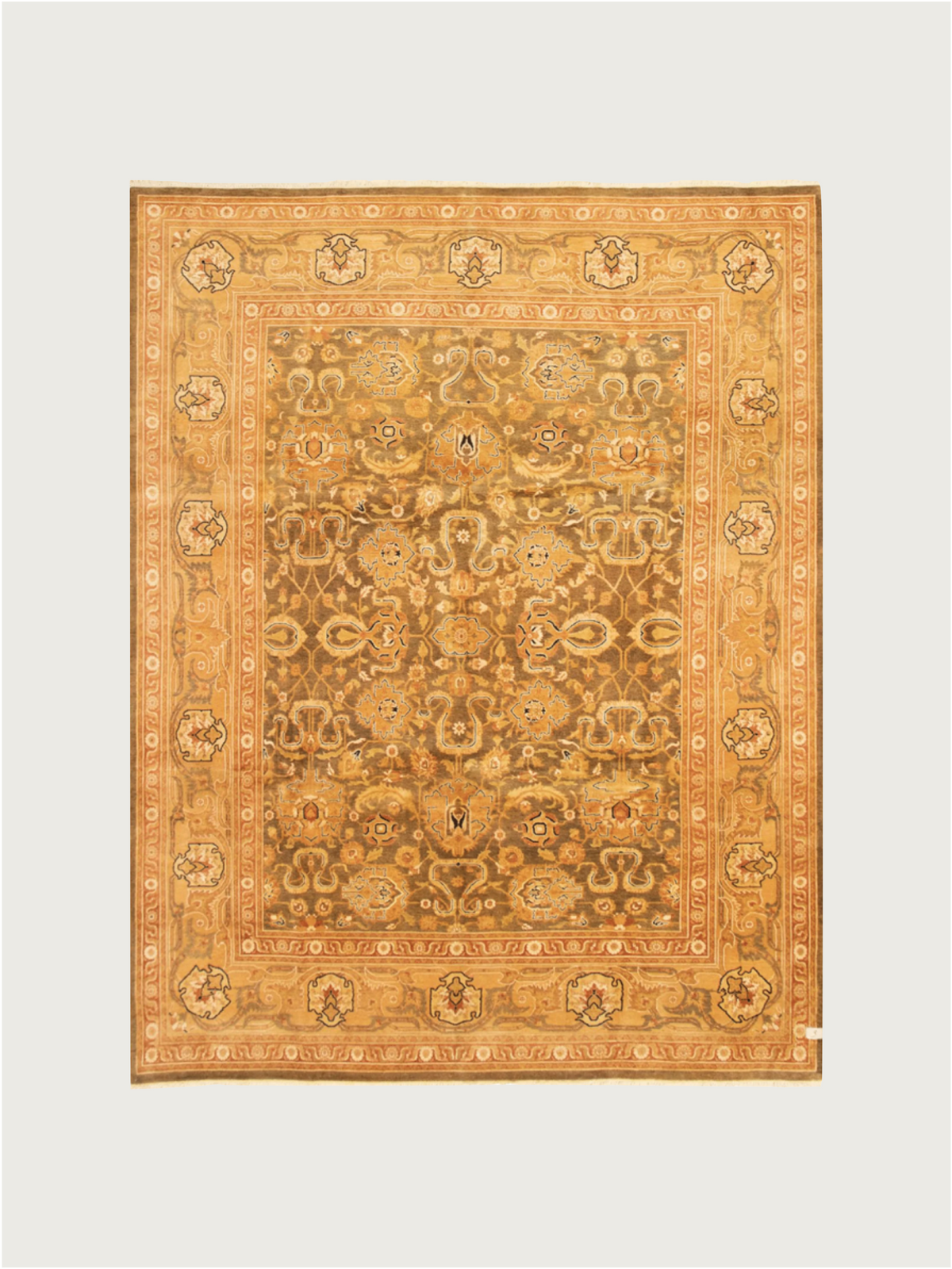 Chobi Rug in Hymn 244 x 315 cm by catalog:three | The Oblist — handmade wool, warm gold tones