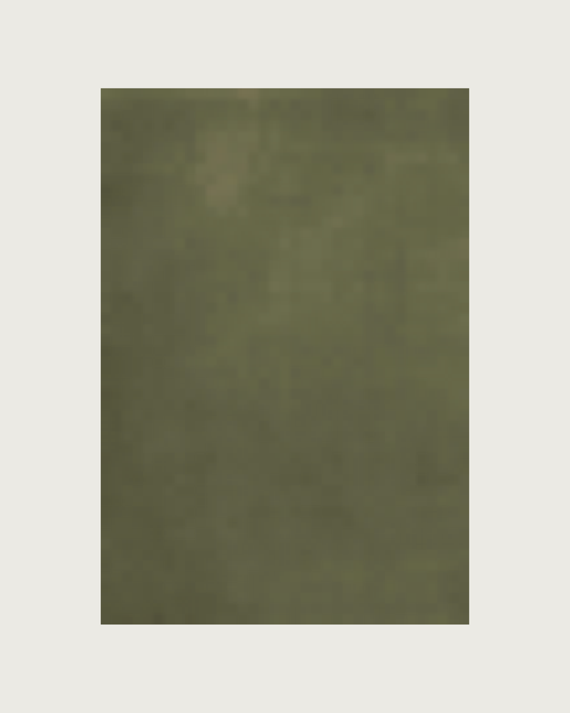 Tapis tissé à la main en laine solide, Capulet Olive