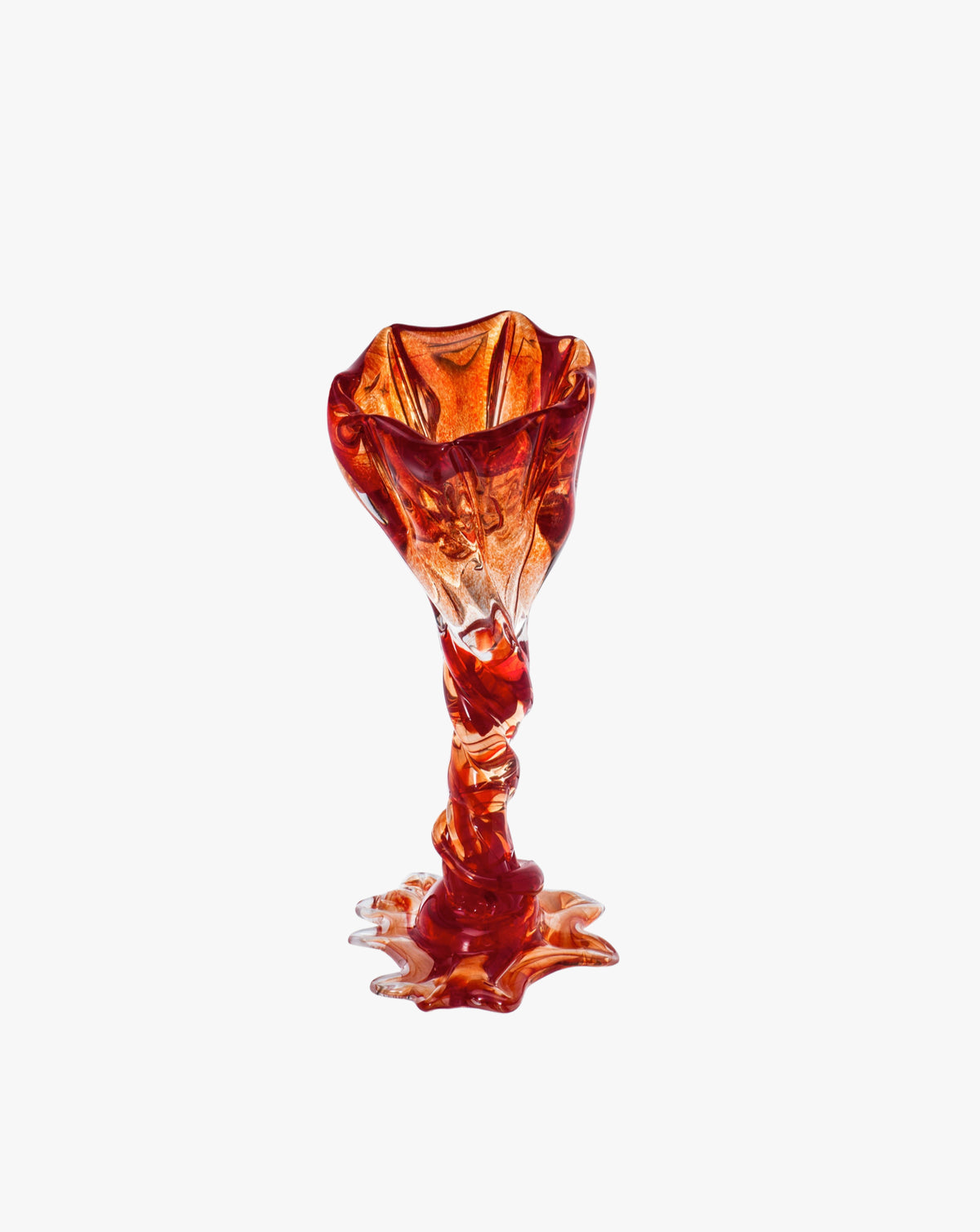 Spiky Cocktail Glass - Red