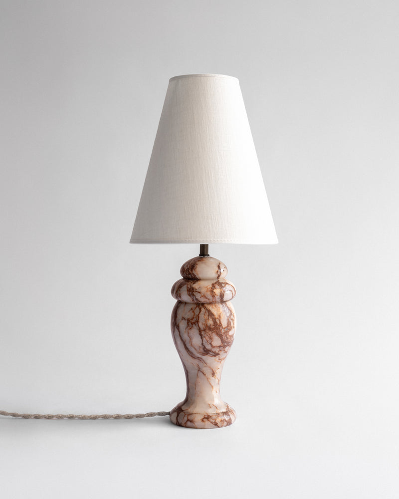 Art Deco Alabaster Table Lamp, 1930s, Denmark by Spigel | The Oblist