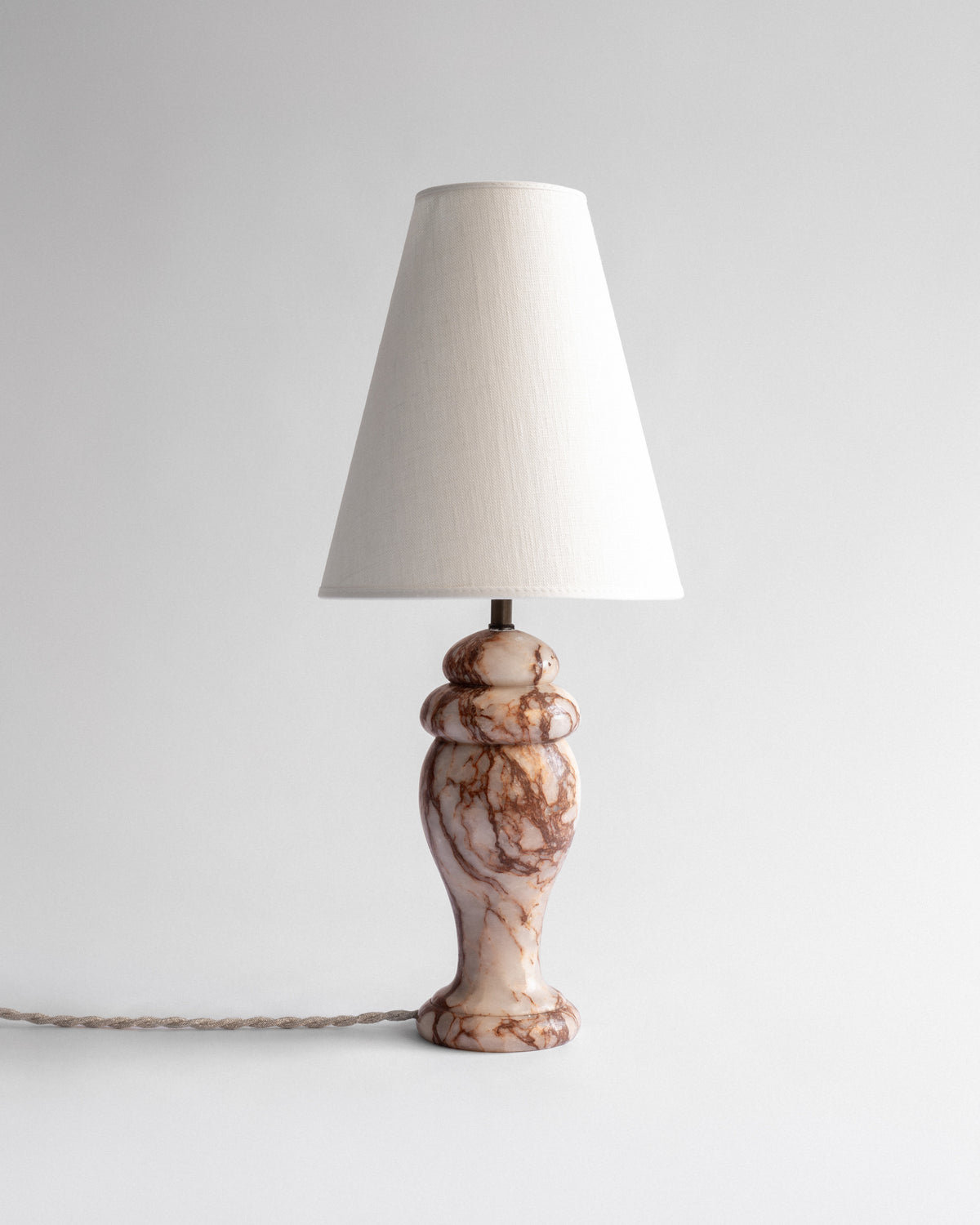 Art Deco Alabaster Table Lamp, 1930s, Denmark by Spigel | The Oblist