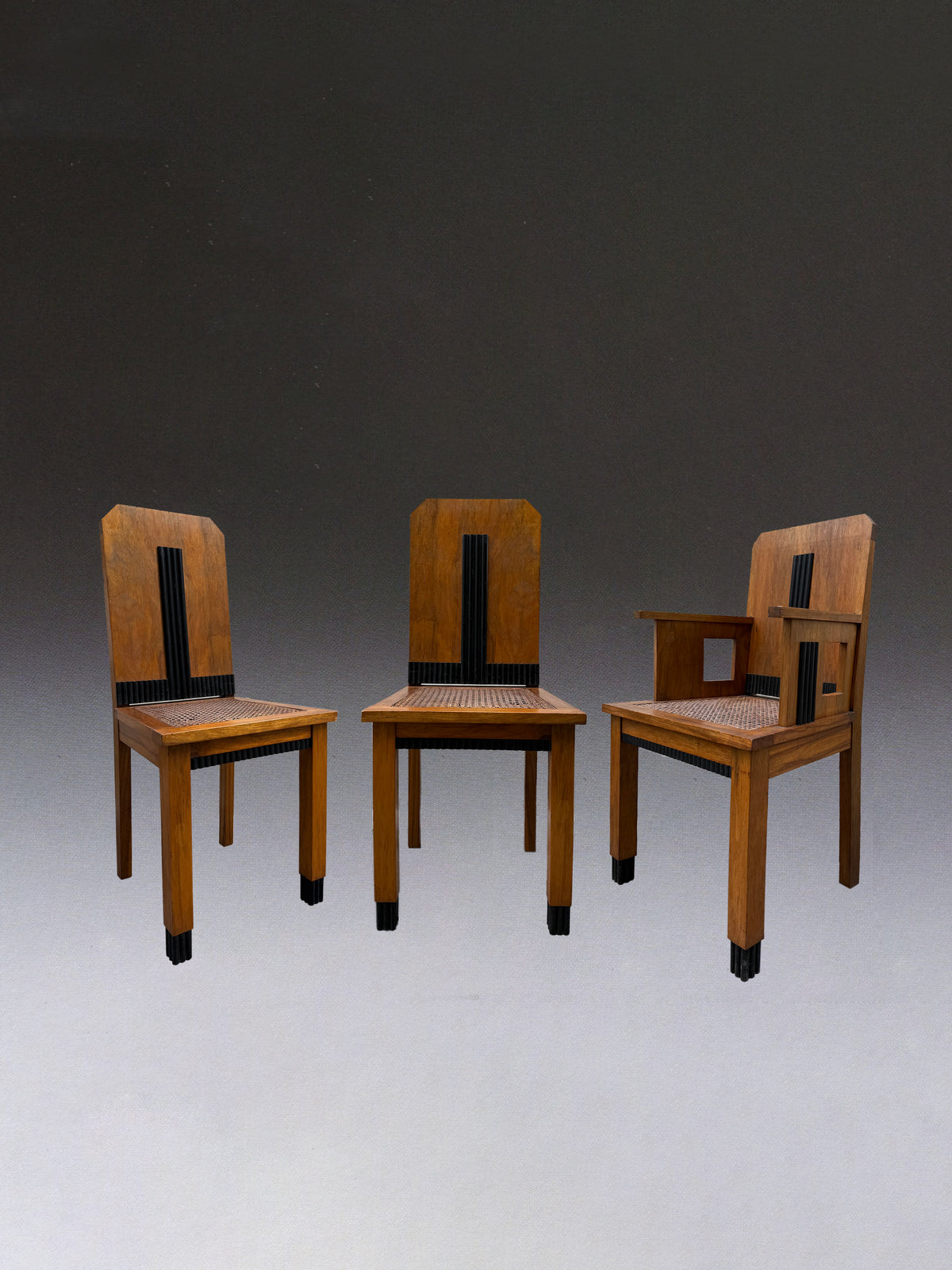 Art Deco Armchair in Mahogany - Art Deco/Modernist Collection by STUDIO ASAC | The Oblist