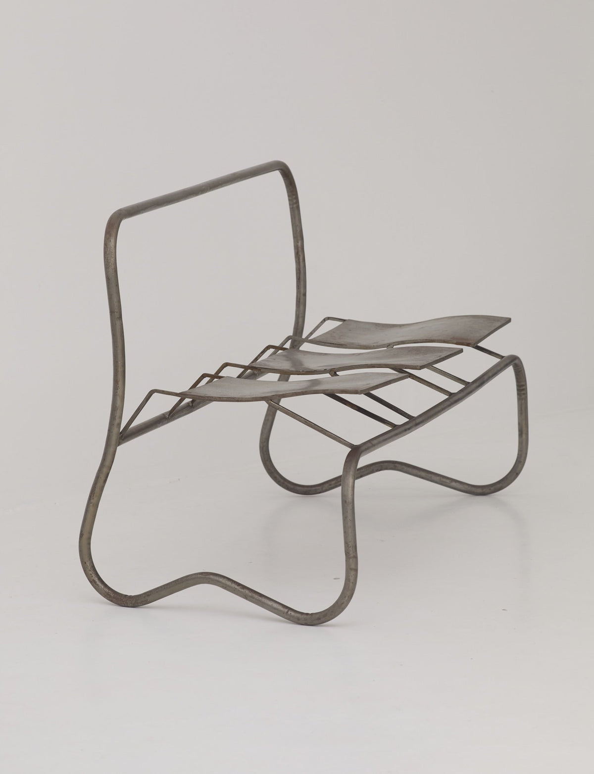 Unique Signed Artist Bench / Settee in Metal by DIG IN JAPAN | The Oblist — handcrafted metal design