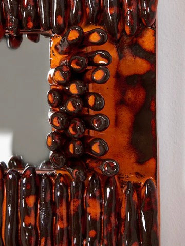 'Dedo' Ceramic Mirror — lifestyle setting