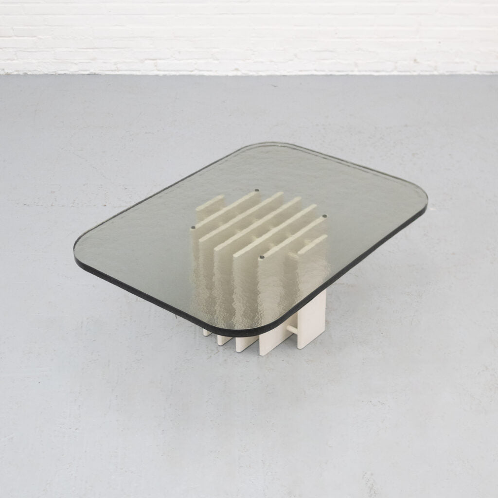 Heinz Lilienthal Glass Coffee Table — in context
