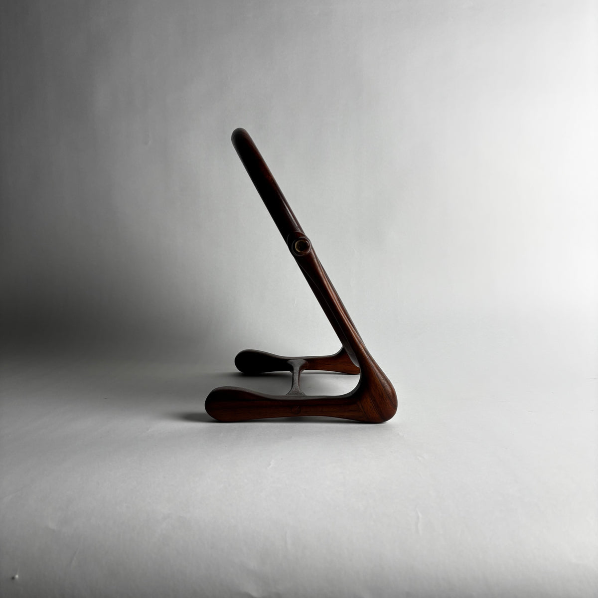 Studio Craft Vanity Mirrors in Wood and Walnut — detail view