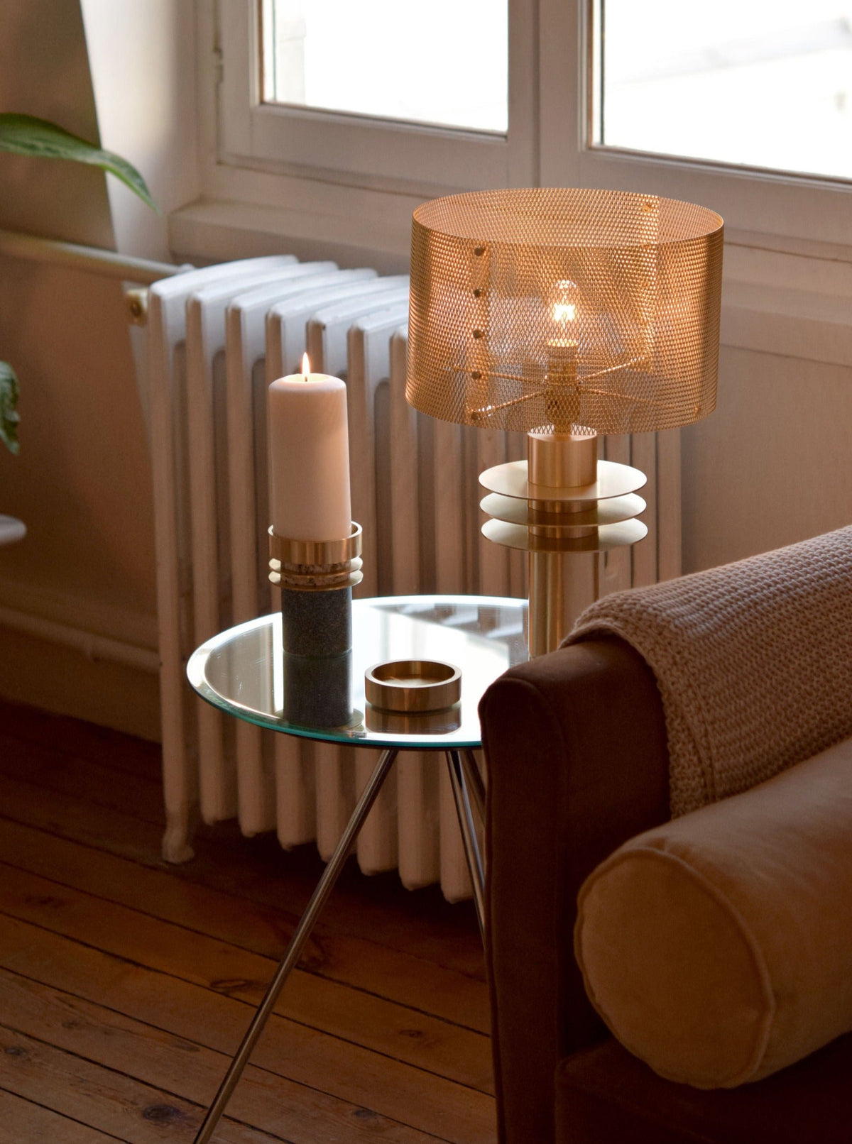 Black Swan Table Lamp — side angle