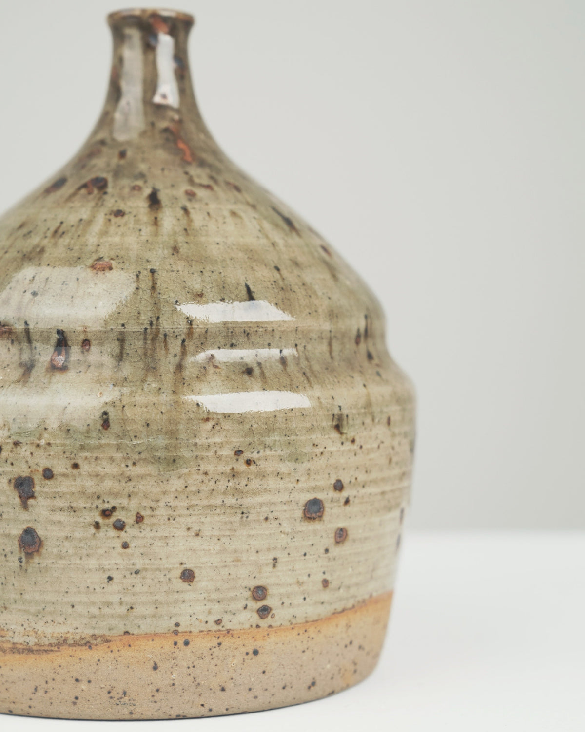Soliflore vase by Gustave Tiffoche — side angle