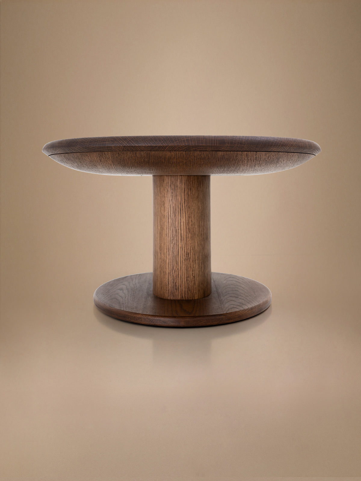 Emba Coffee Table in Oak — side angle