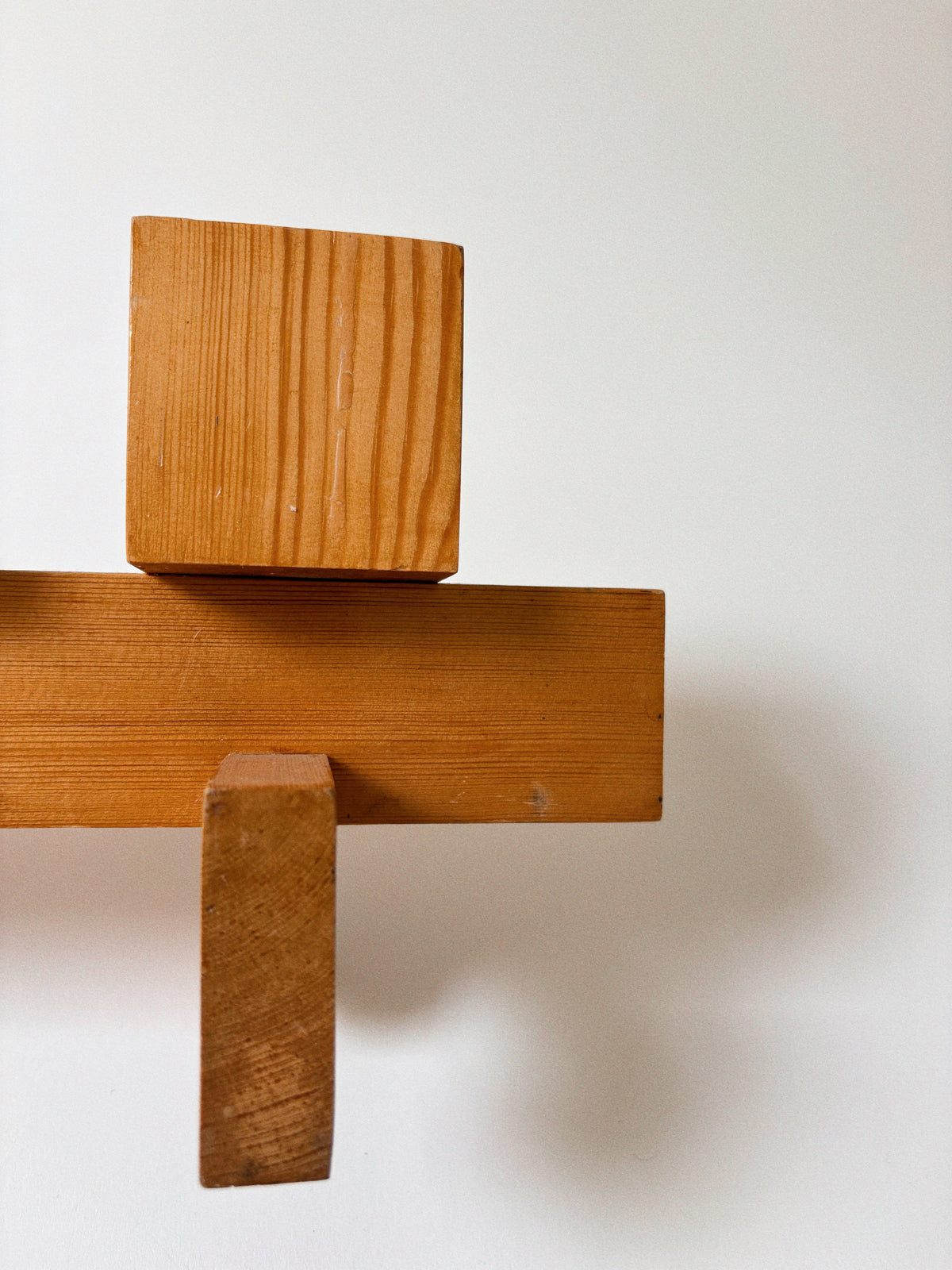 Blocky Artisan Candleholder, 1978 Scandinavia — close-up