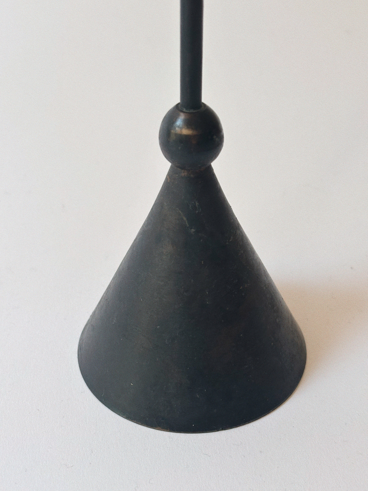 Pair of Postmodern Candleholders — close-up