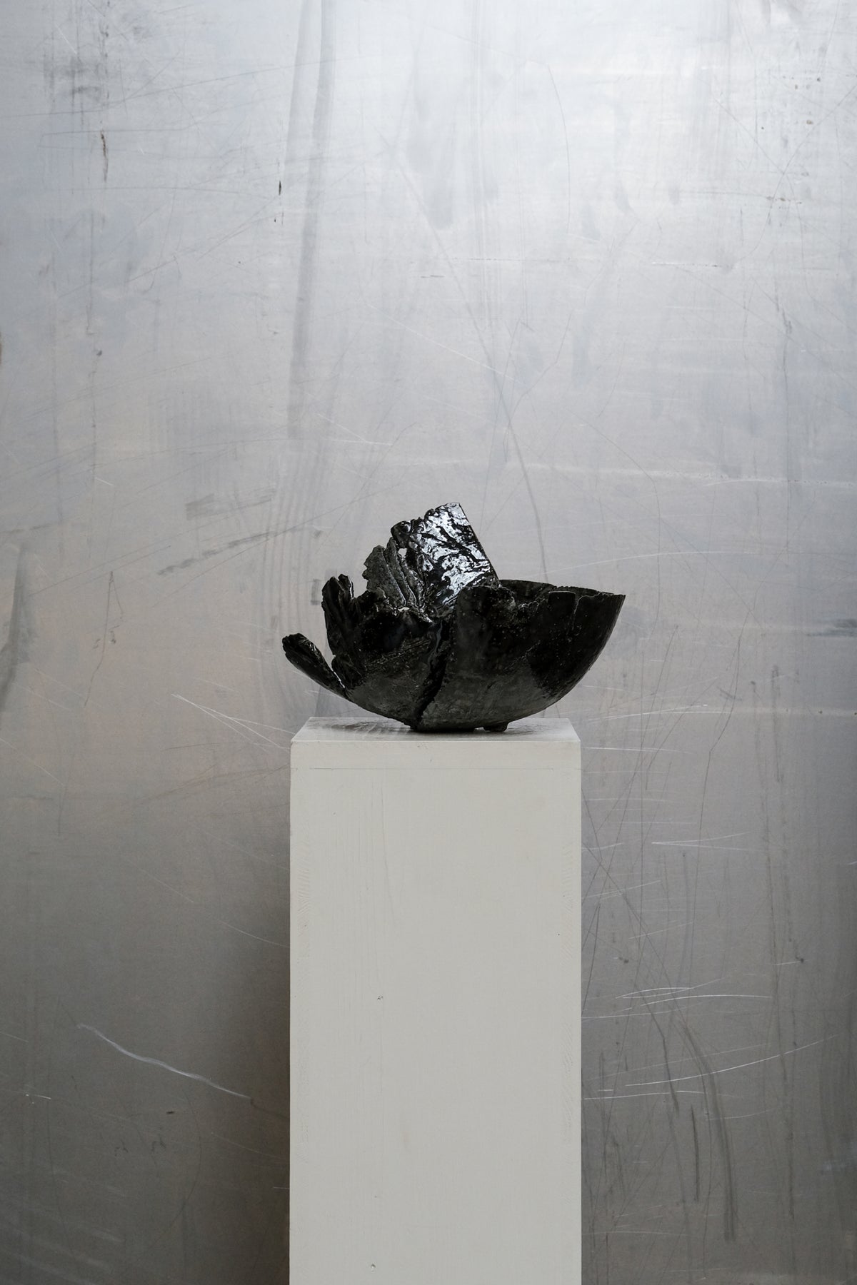 Nest II, ceramic sculpture — alternate view