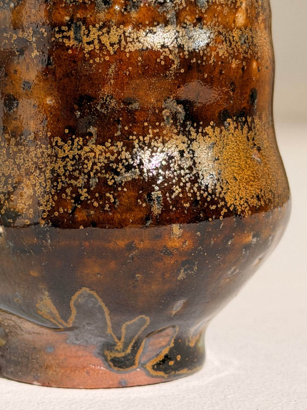 Covered glazed stoneware pot, France, circa 1960–1970. — view 9