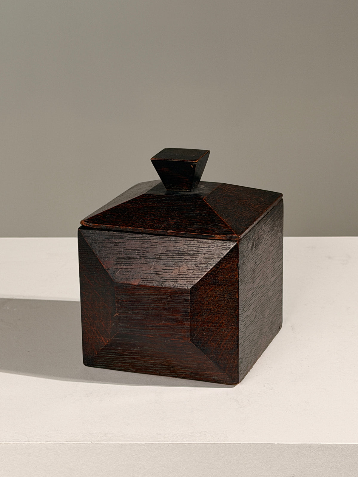 Art Deco lidded box in exotic wood, France, circa 1930 — in context