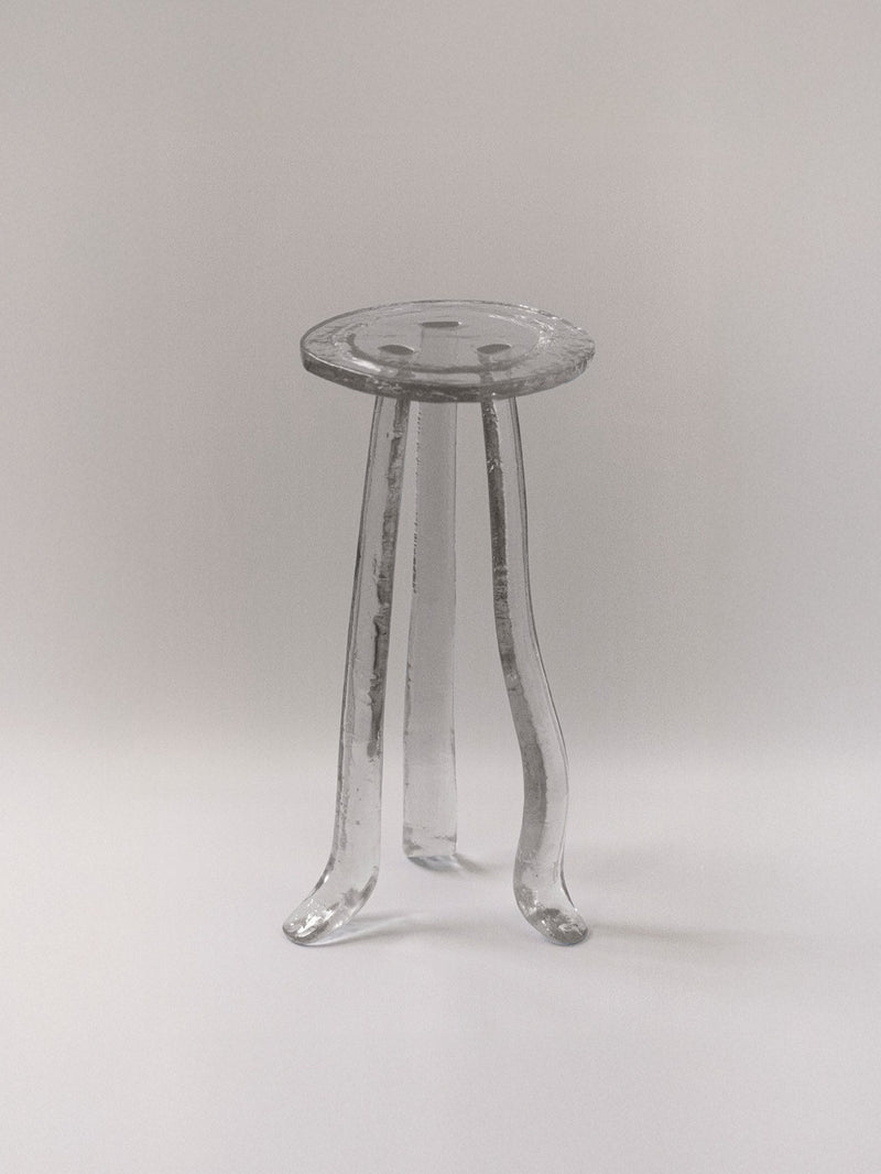 Lung 1.0 Transparent Side Table by Szymon Keller | The Oblist