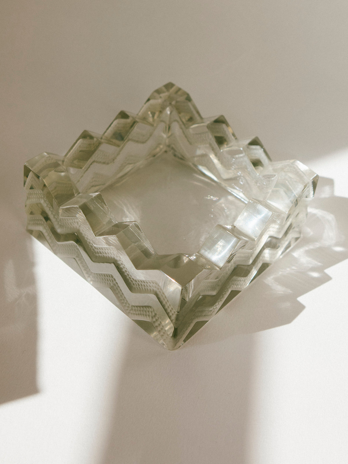 1930s René Lalique French Art Deco Ashtray / Bowl — lifestyle setting