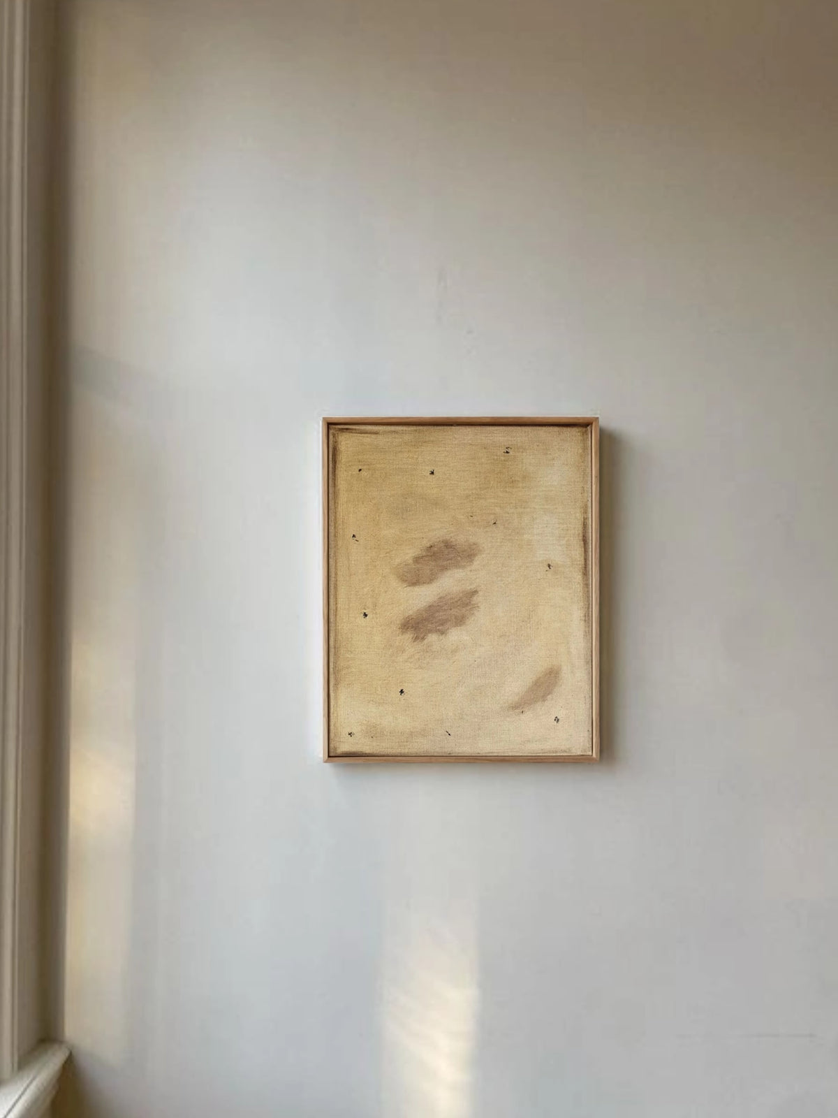 'Au botanique/mutations' painting — detail view