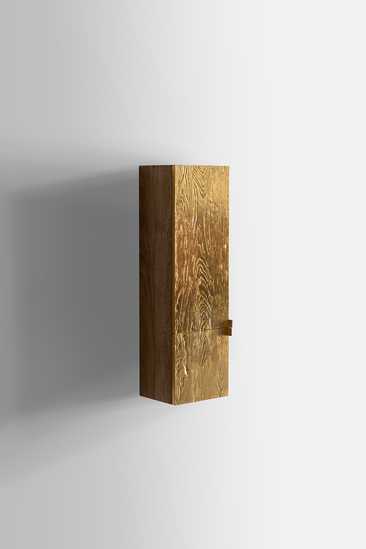 'Aurum' Wall Box 23k Gold Leaf — side angle