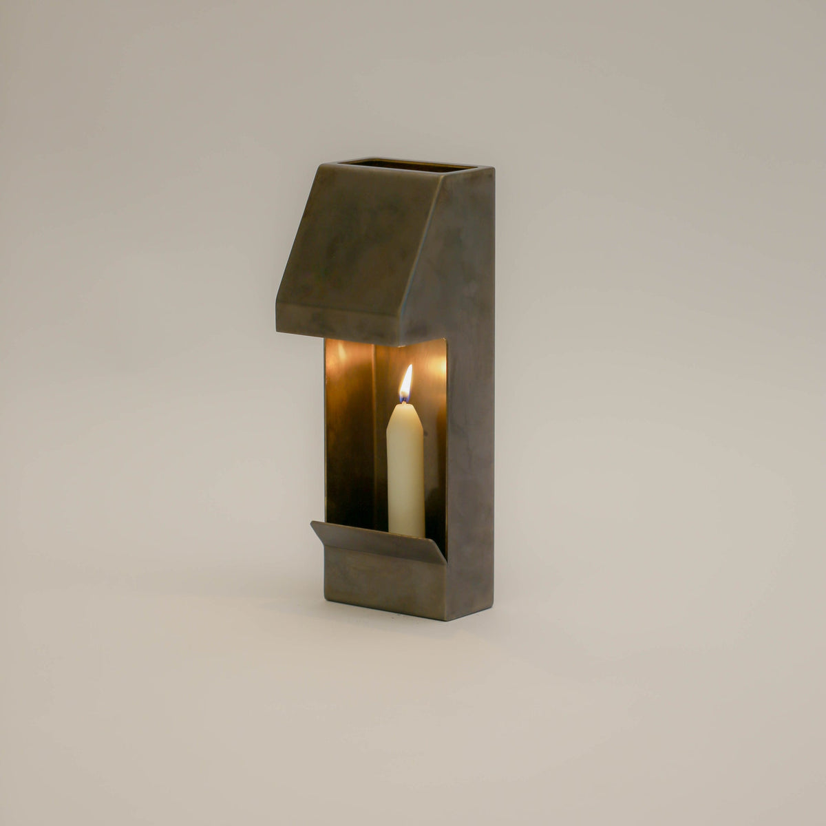 Egress Sconce in Brass — detail view