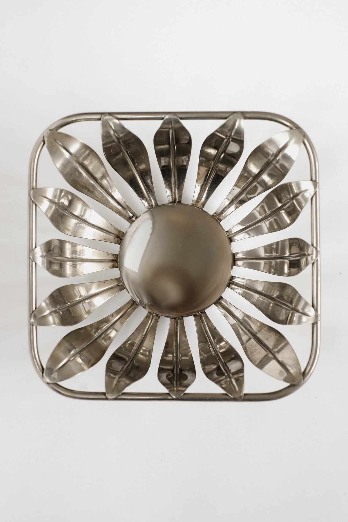 Silver Plated Flower-Shaped  Bowl by septembre studios | The Oblist