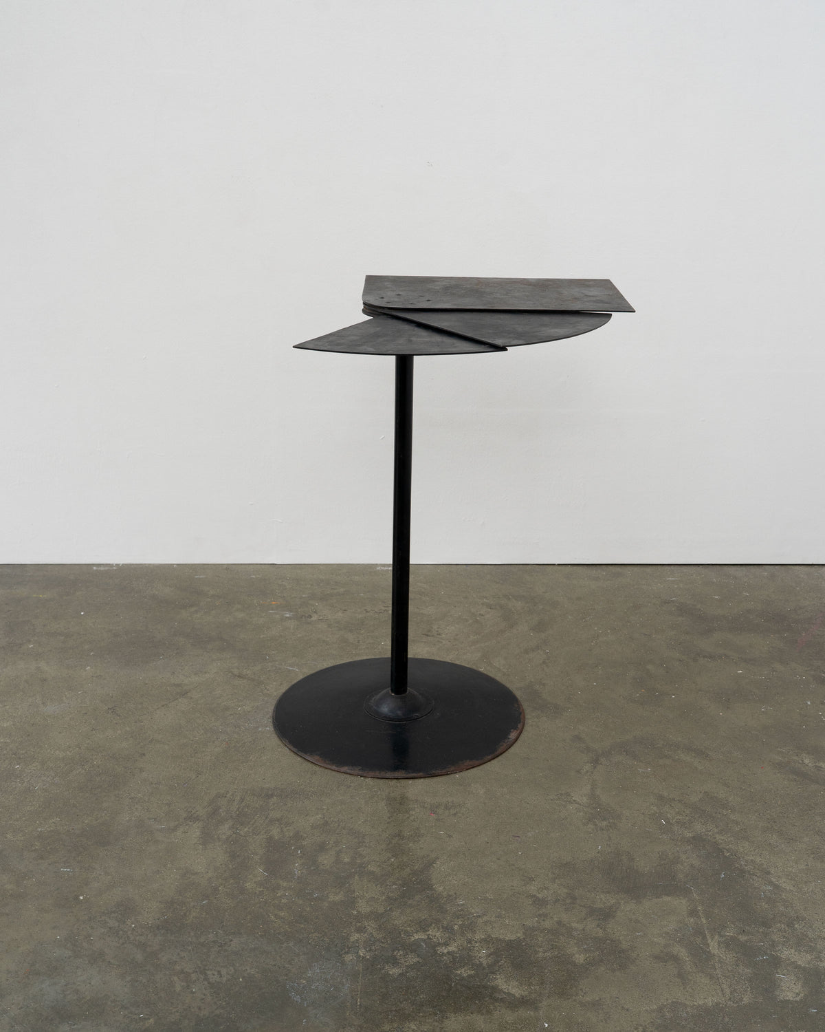 Pierre Chareau Hélice side table with rotating slate tops c.1930