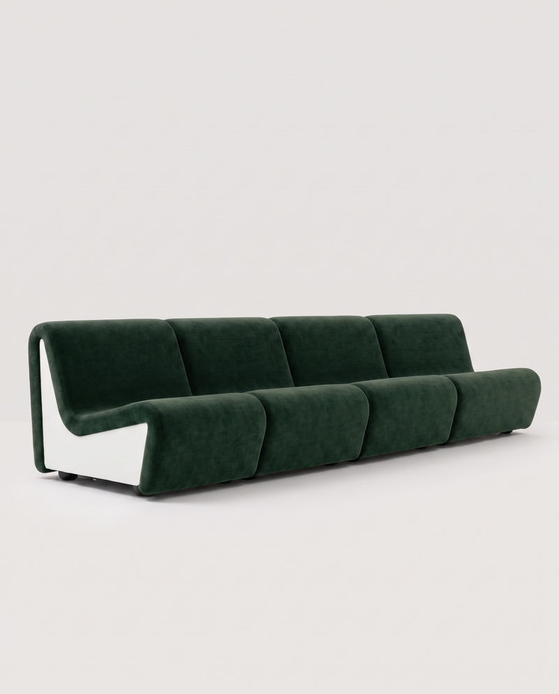 'Dialogue' 4-Seater Sofa - André Monpoix x Mobilier National — close-up