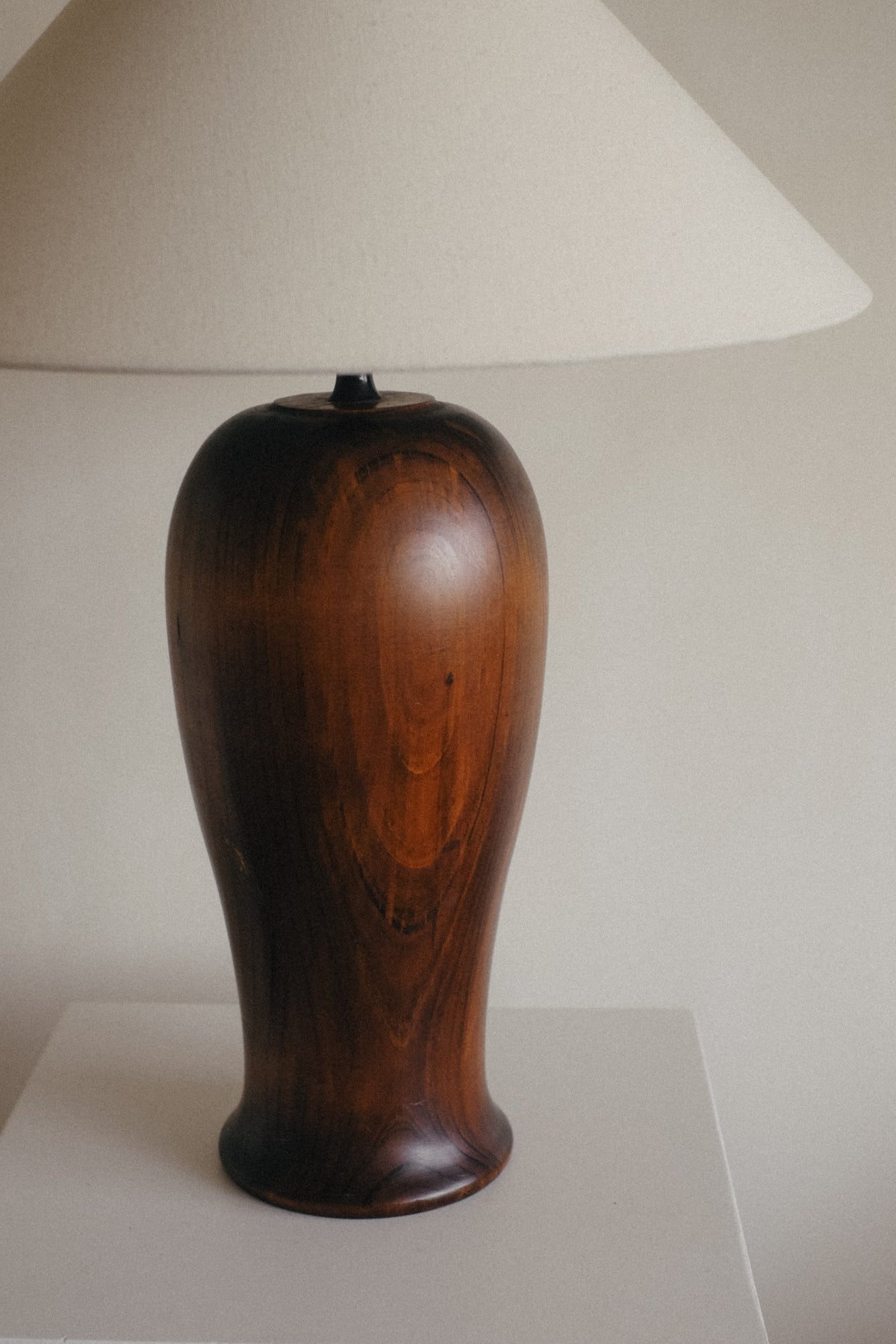  Extra Large Wooden Table Lamp — in context