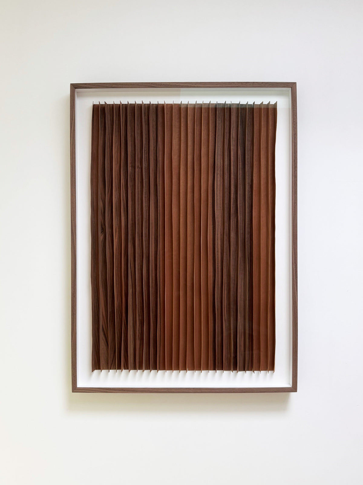 'Rhythm' Wood Veneer Work - Mid-Century Modern Style by Marike Andeweg | The Oblist