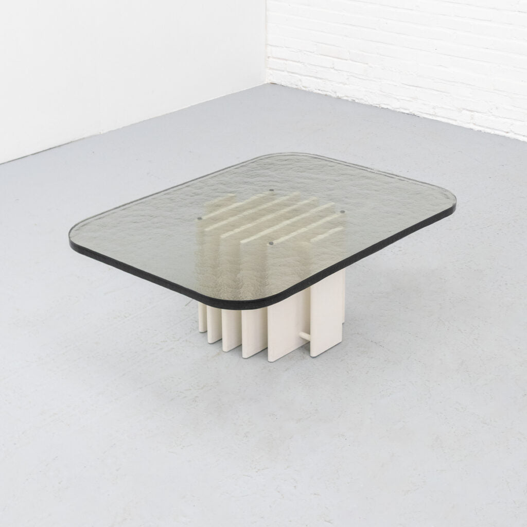 Heinz Lilienthal Glass Coffee Table by Jean-Michel Store | The Oblist