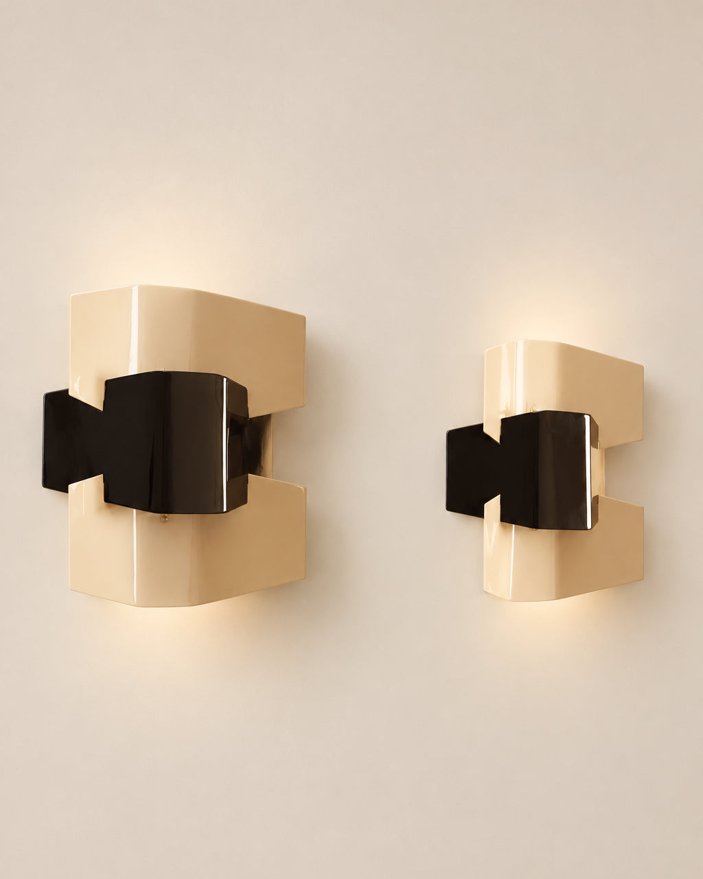 Pair of French Wall Sconces – 1960s by Galerie Vauvart | The Oblist