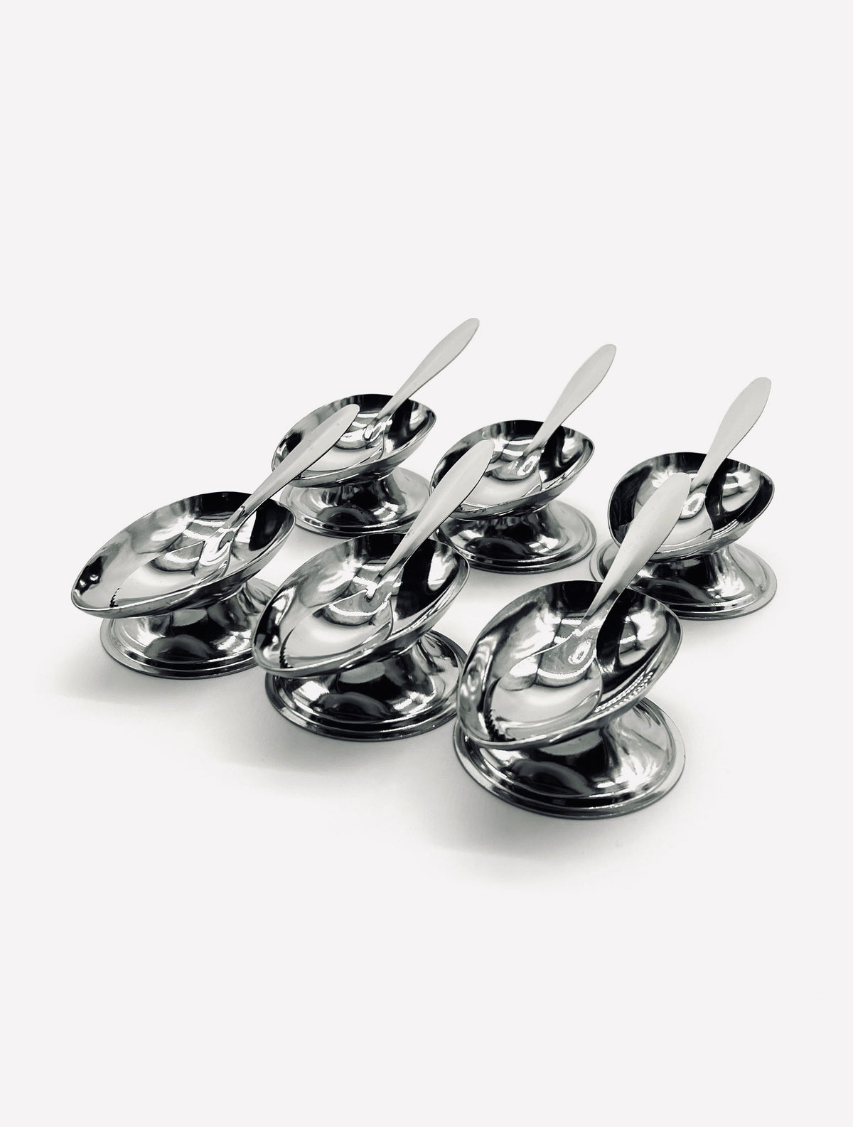 Vintage Bowls in Steel - Vintage avocado coupes Collection by LA PARADE | The Oblist