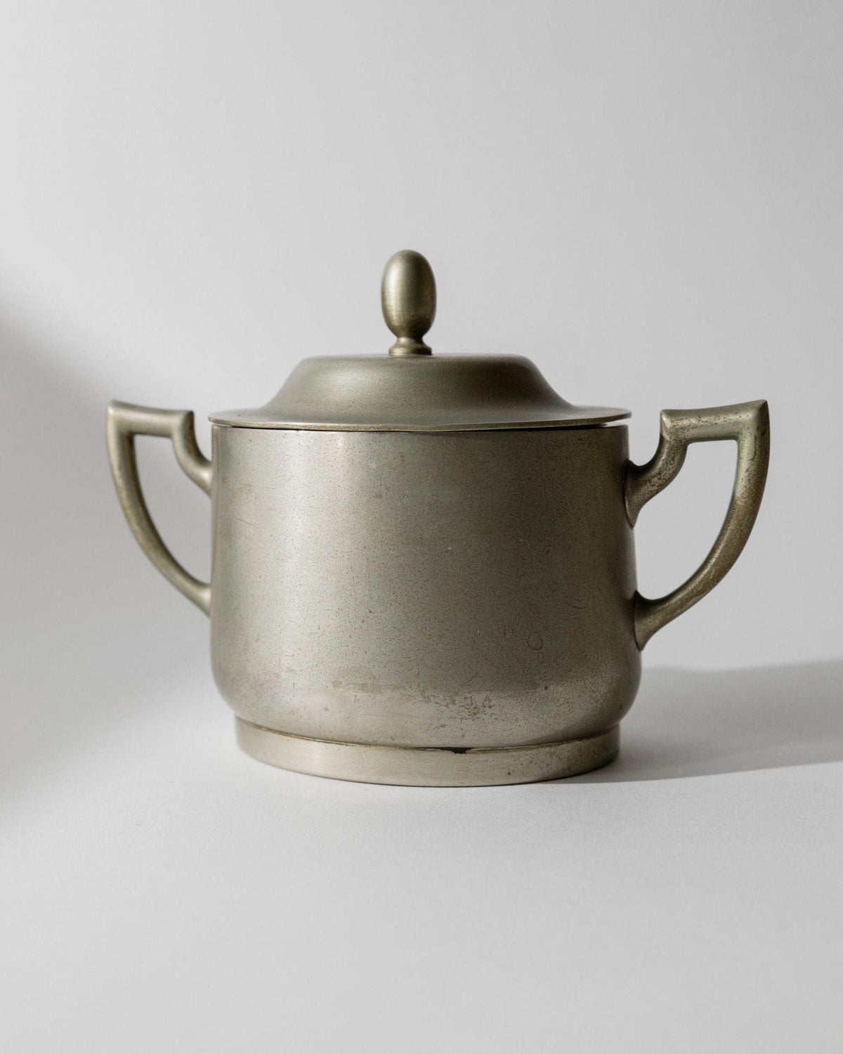 Vintage 1950s Silver Plated Lidded Box, Elegant Two Handle Design with Classic Form, Table Accent, Timeless Serving Piece, Noble Gift Idea — lifestyle setting