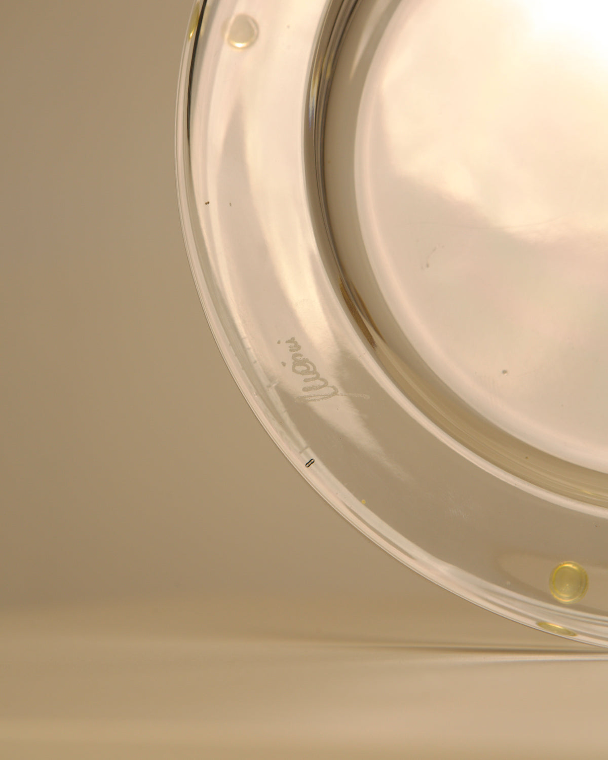 Italian Glass Catchall by Mario Cioni, 1970s — alternate view