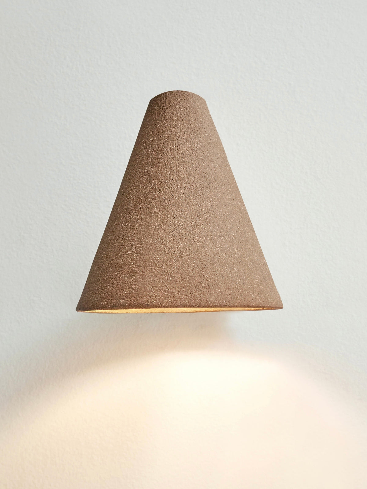 "Esoteric" Almond Brown Wall Light by Mariza Galani | The Oblist