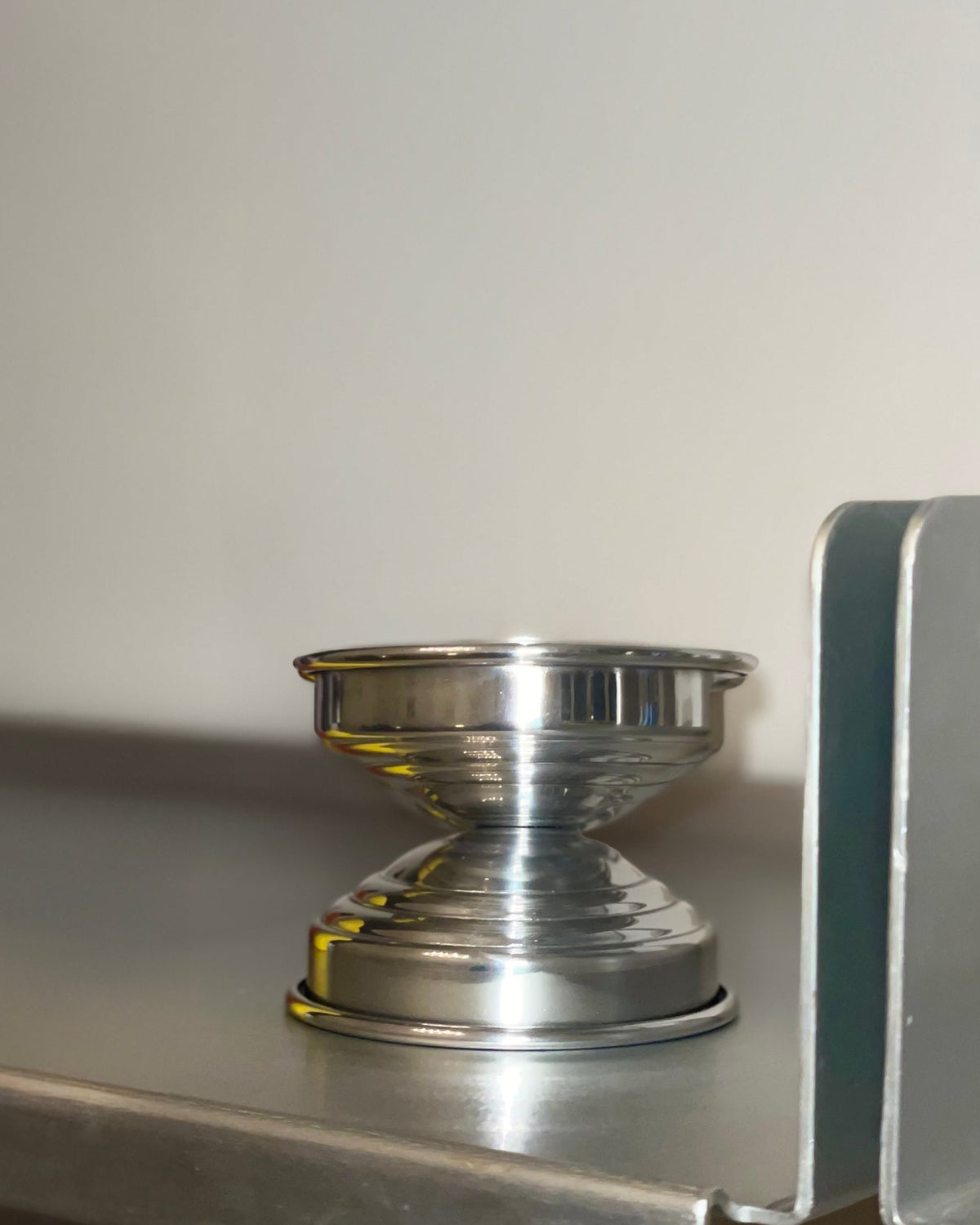 Polished Metal Candle Holders by CASPAL | The Oblist — polished aluminum finish